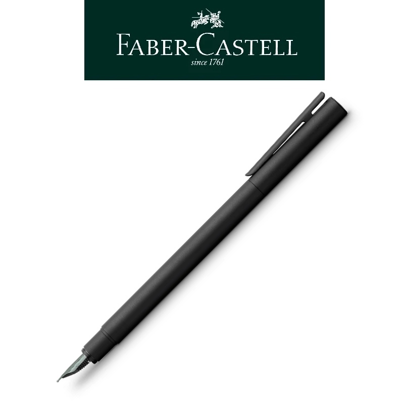 免費客製化刻字【Faber-Castell】NEO Slim 系列 黑沙袖珍鋼筆 送禮首選 台灣輝柏✿50B004